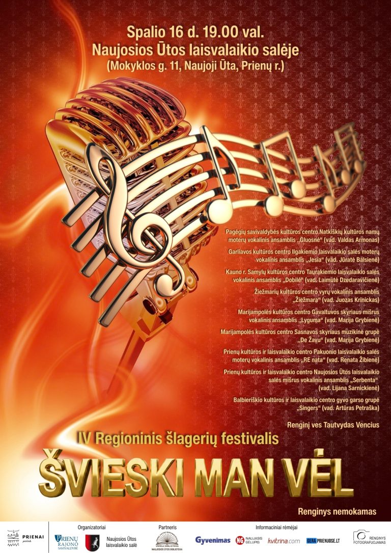 IV Regioninis šlagerių festivalis ŠVIESKI MAN VĖL
